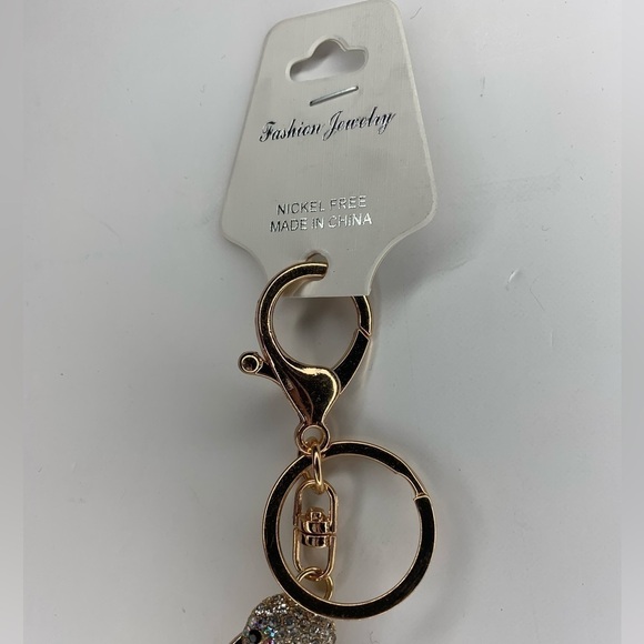Gold flamingo keychain - Picture 2 of 6